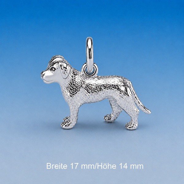 Anhänger Rottweiler in Silber