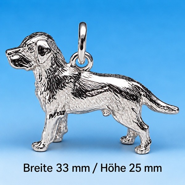 Anhänger Labrador-Retriever Silber