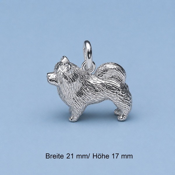 Chow-Chow Schmuck Anhänger aus Silber 