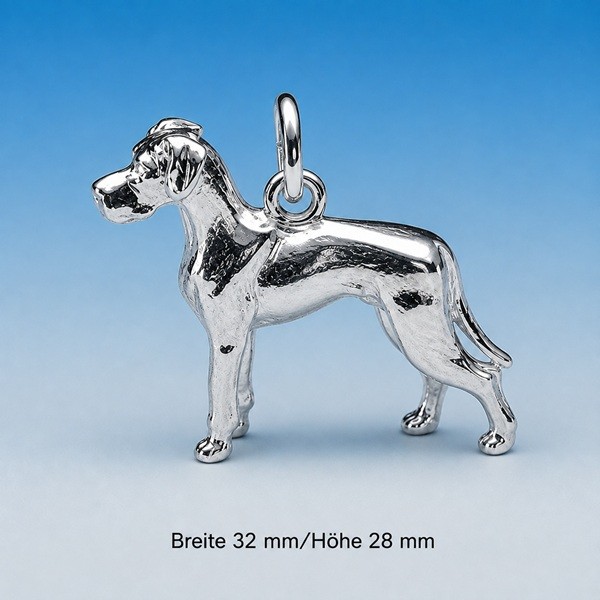 Anhänger Deutsche Dogge Silber