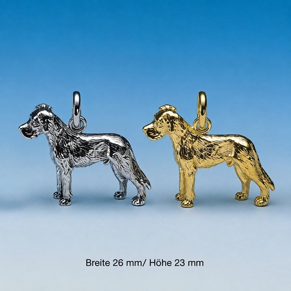 Anhänger Deutsche Dogge Silber Gold