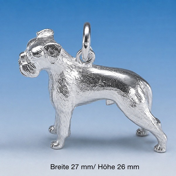 Anhänger Boxer Hund Gold