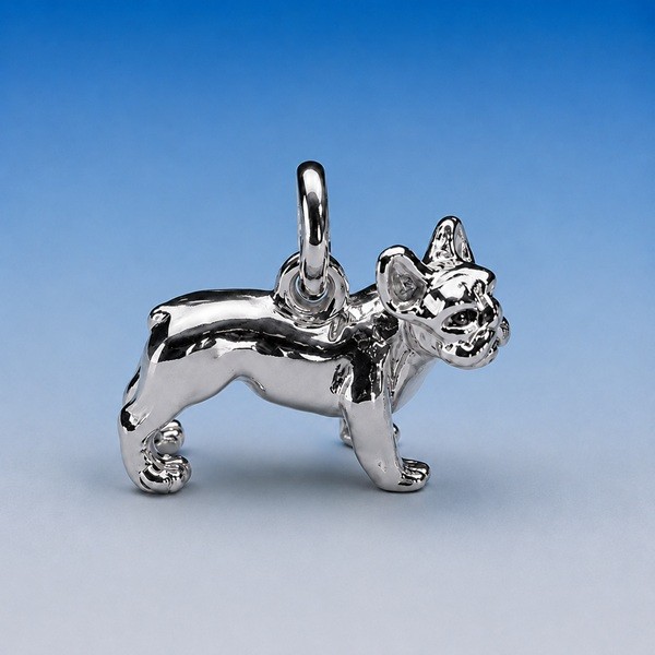 Anhänger Französische Bulldogge Silber 910