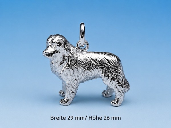 Schmuck Anhänger Neufundländer Silber