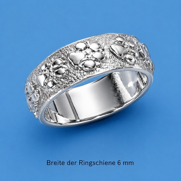 Ring mit Pfoten Silber