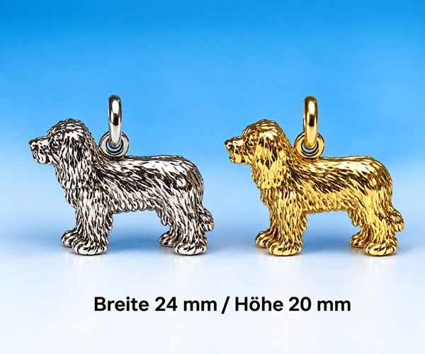Berner Sennenhund in Silber oder Gold