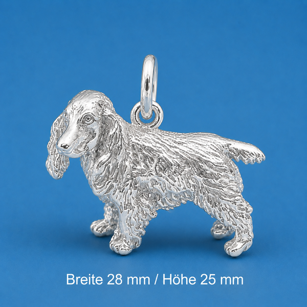 Schmuck Anhänger Cocker Spaniel Gold