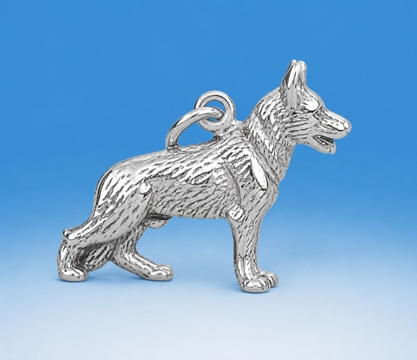 Anhänger Schäferhund "Rüde" Silber