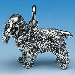 Schmuck Anhänger Cocker Spaniel Silber