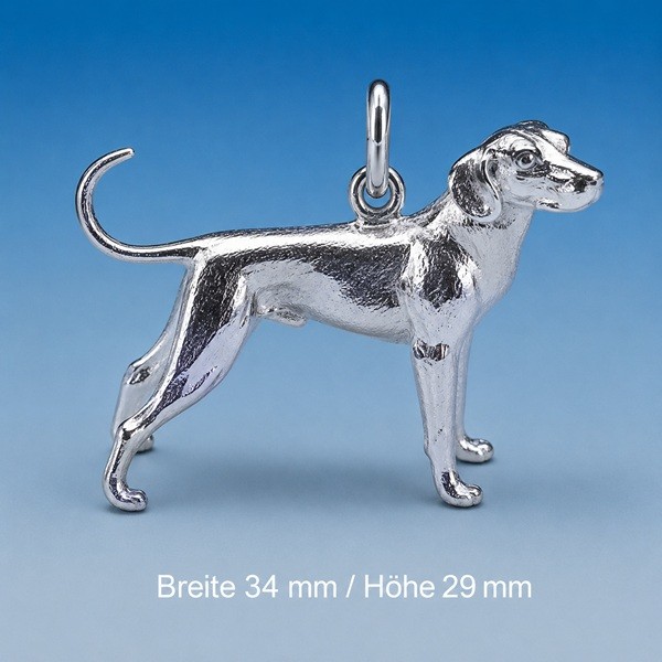 Schmuck Anhänger Dalmatiner Silber