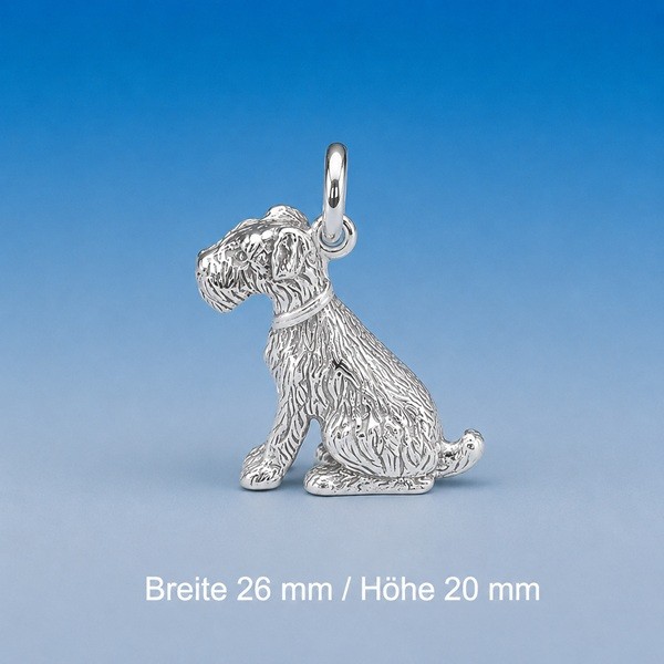 Schmuck Anhänger Foxterrier Silber
