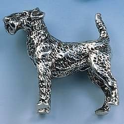 Brosche Airedale-Terrier