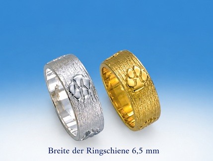 Ring mit 4 Pfoten 