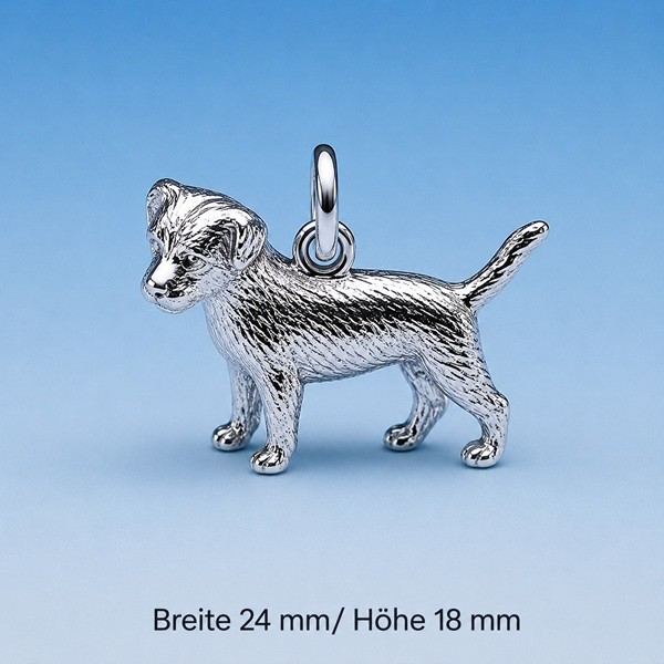 Border Terrier Schmuck Silber_757