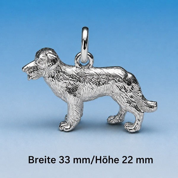 Hovawart Anhänger Silber