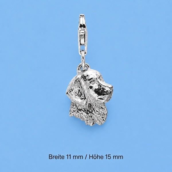 Charm-Anhänger Retriever-Kopf_Silber_380K